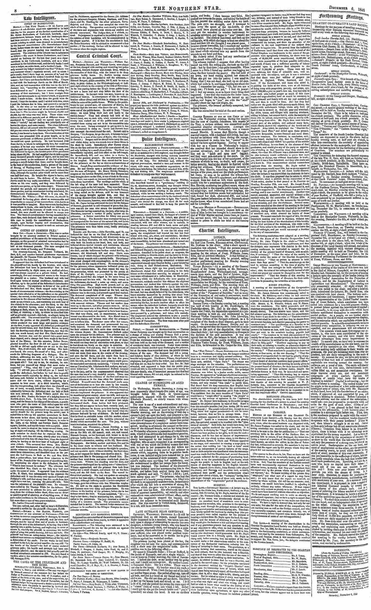 Northern Star (1837-1852): jS F Y, 3rd edition - 8 The Northern - Star. December Ti^