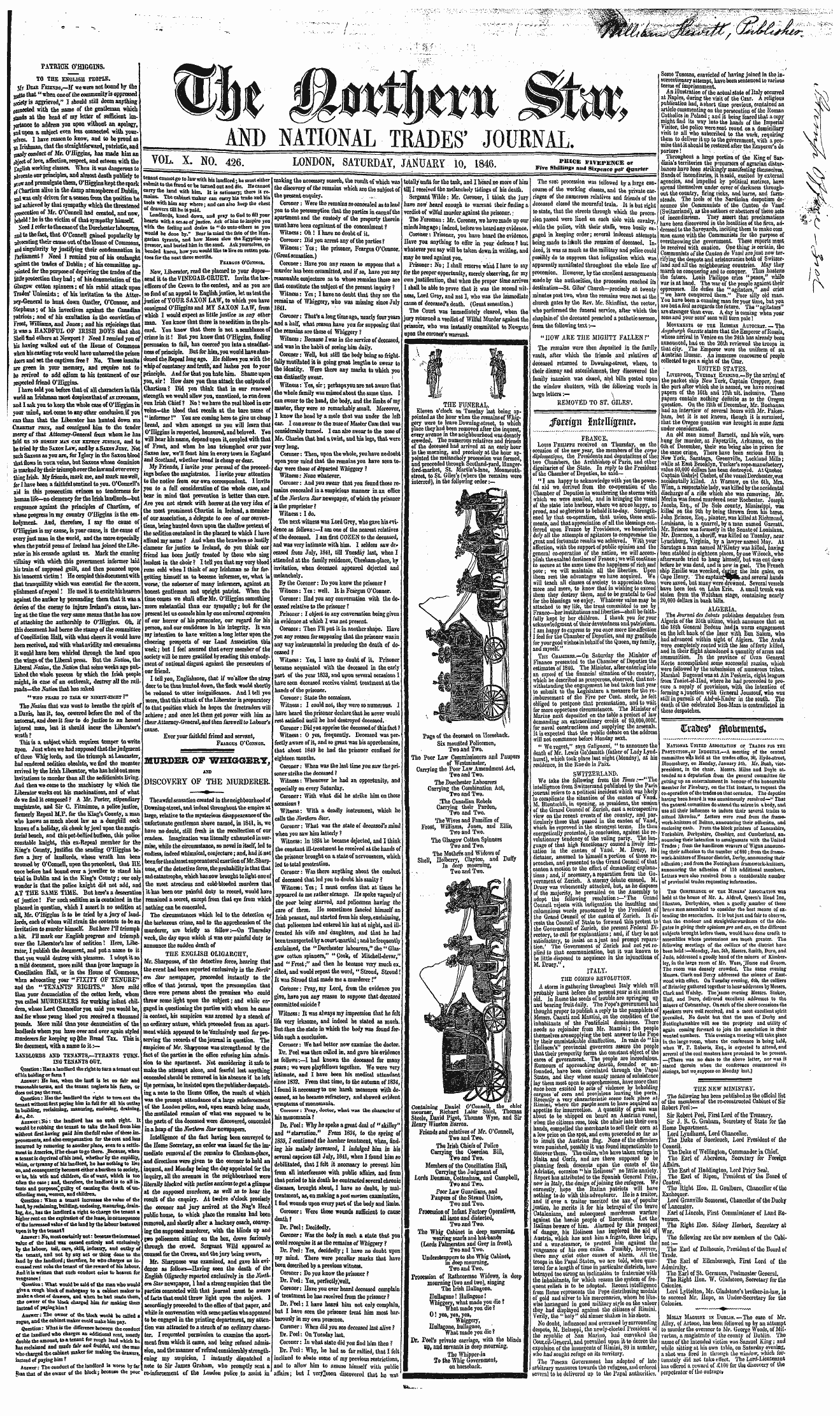 Northern Star (1837-1852): jS F Y, 3rd edition - Patrick O'Higgks.