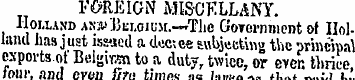 FOREIGN MISCELLANY. Hoi.ujjDAS_w'iJi_i.o...