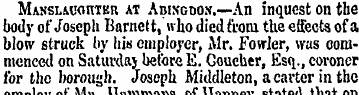 MANSLMKin-Bn at Abisodos.—An inquest on ...