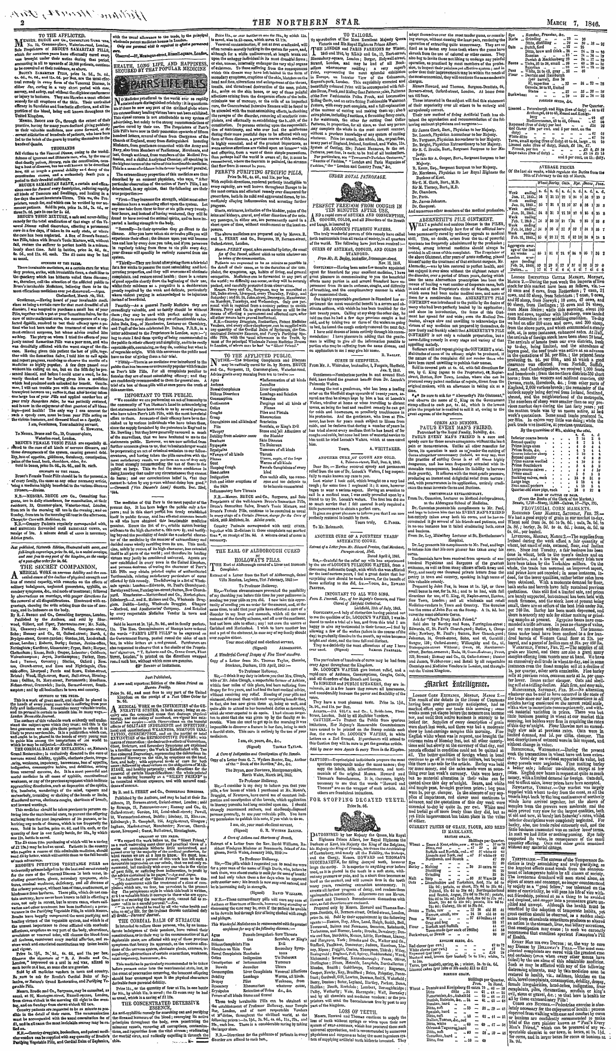 Northern Star (1837-1852): jS F Y, 3rd edition - Ad00216