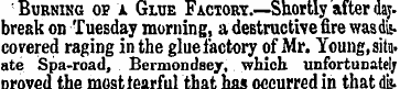 Burnikg 03? A Glue Factory.—Shortly afte...