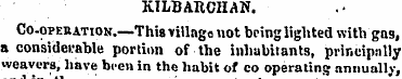 KILBARCHAN. Co-operation. —This village ...