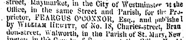 • , -Maymarket , in the City of Westmius...