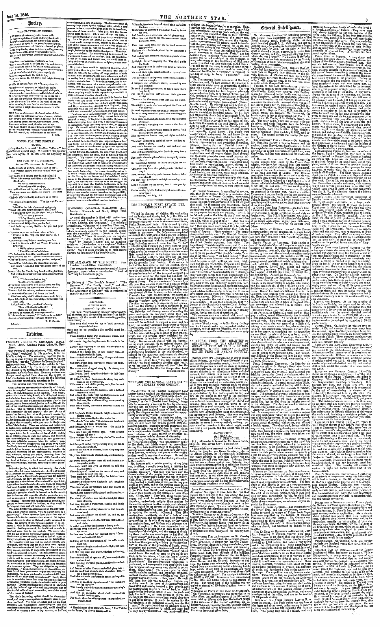 Northern Star (1837-1852): jS F Y, 3rd edition - Imsu Emicnanta.—The Boston Journal Of Th...
