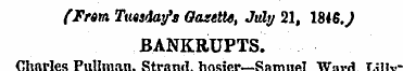 fFrm Tuesday's Qaxttie, July 21, 1846.) ...