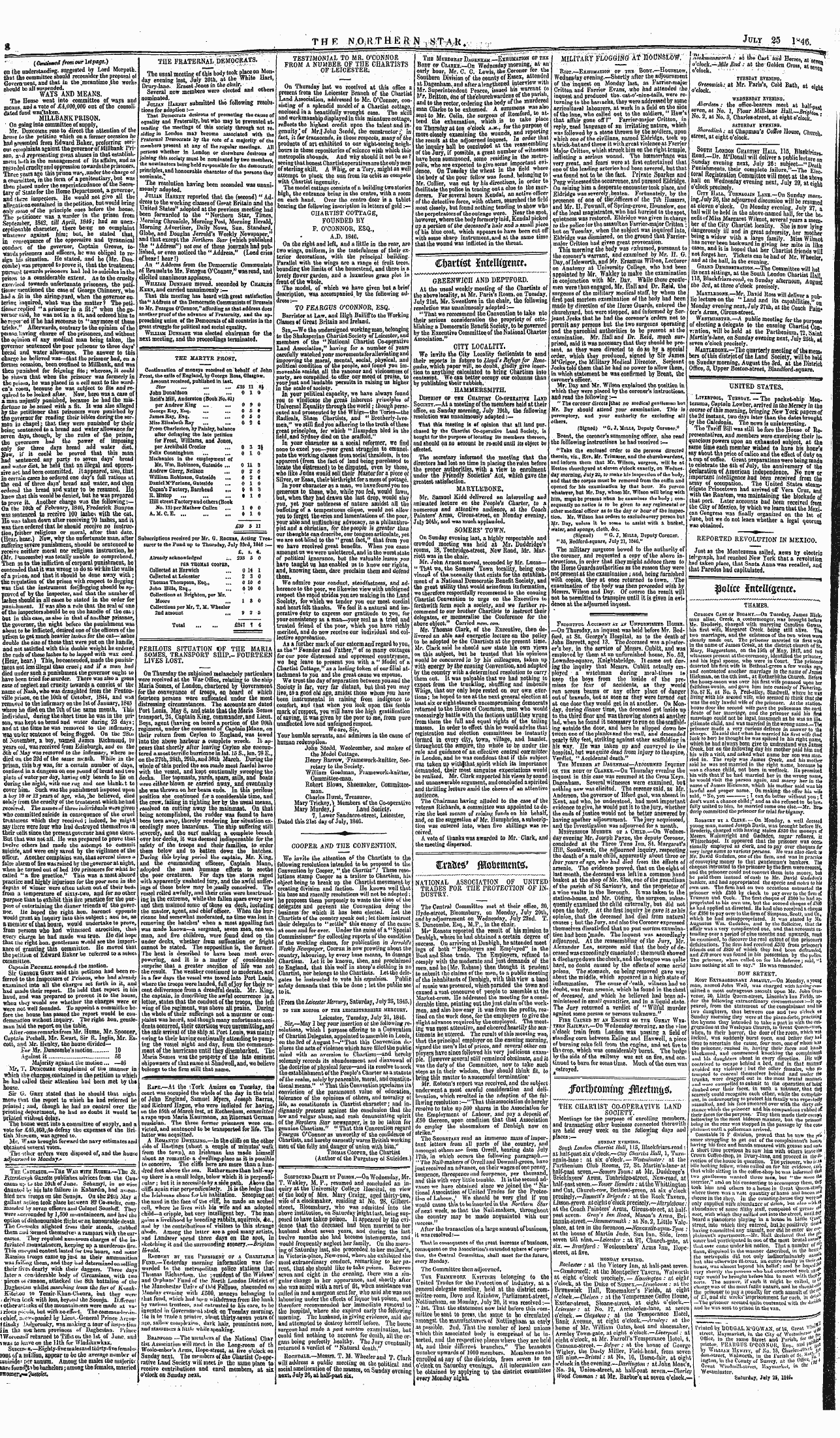 Northern Star (1837-1852): jS F Y, 3rd edition - Mjha/