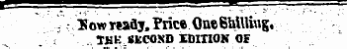 n- _ ; .. j se==-g-= * y . .y . '......„ r . 7 "Kow ready. Price One6hUUng. IKKSKCOSp IDITIOK OF