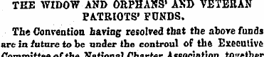 TEE WIDOW AND ORPHANS' AND VETERAN PATRI...