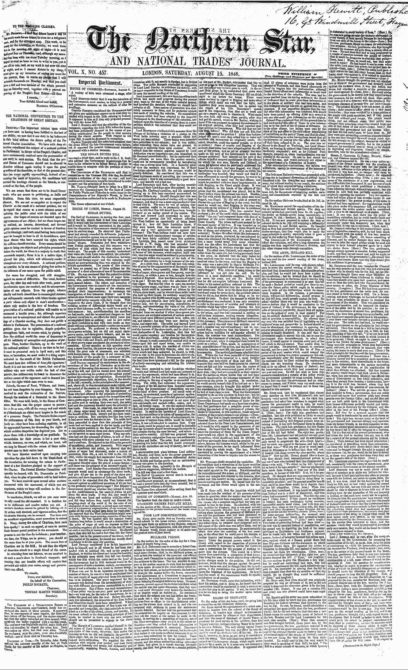 Northern Star (1837-1852): jS F Y, 3rd edition - Feio Much "Wffl-K'For-An Ihfeht ~ !Or-Ev...