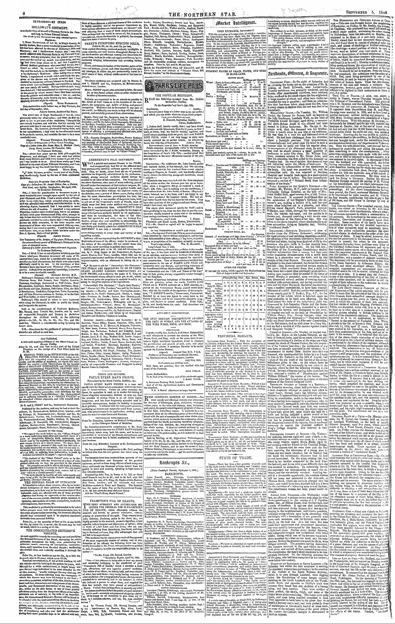 Northern Star (1837-1852): jS F Y, 3rd edition - Flfceftfents, Offence-Si, & Fotqueste.