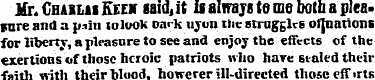 Hr. Chaiui Keek «aid,it if aliravs te me...