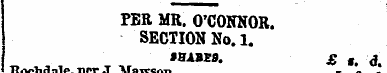 PER MR. O'CONNOR. SECTION No. 1. iflABES...