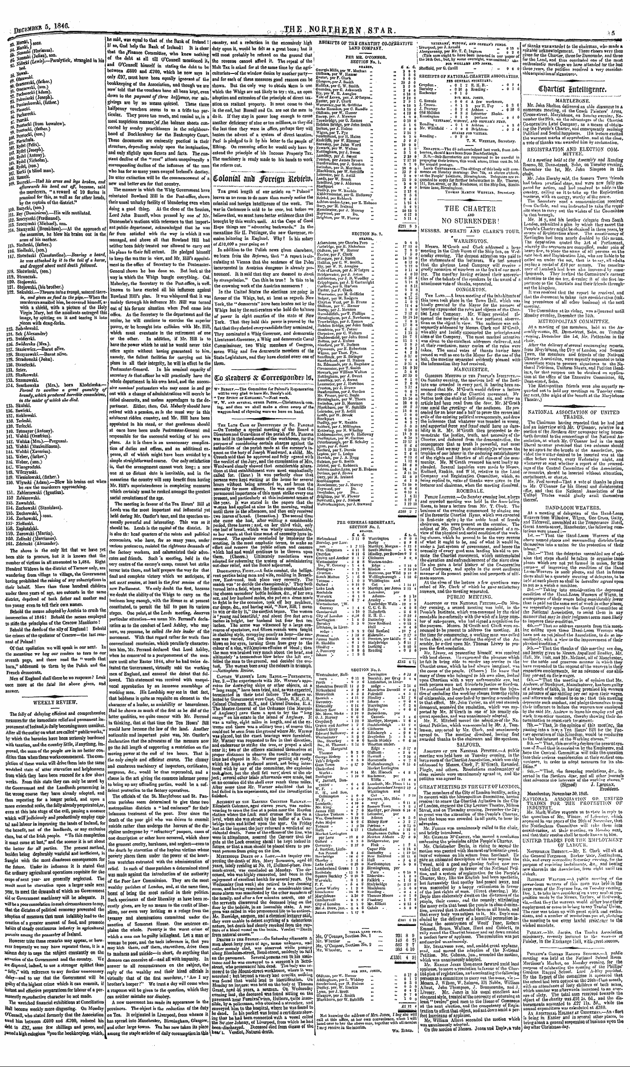 Northern Star (1837-1852): jS F Y, 3rd edition: 5
