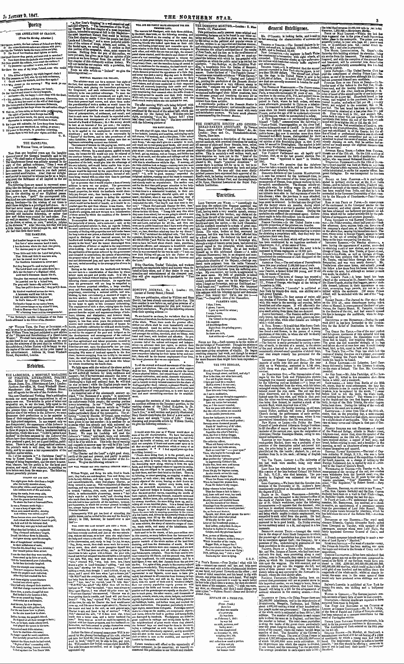 Northern Star (1837-1852): jS F Y, 3rd edition - Fcebtetos*