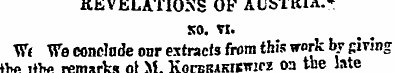 KEVELATIOXS OF AUbTtUA.-SO. VI. \V * < W...