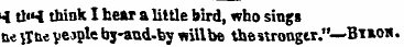 4 tl<*4 think I hear a little bird, who ...