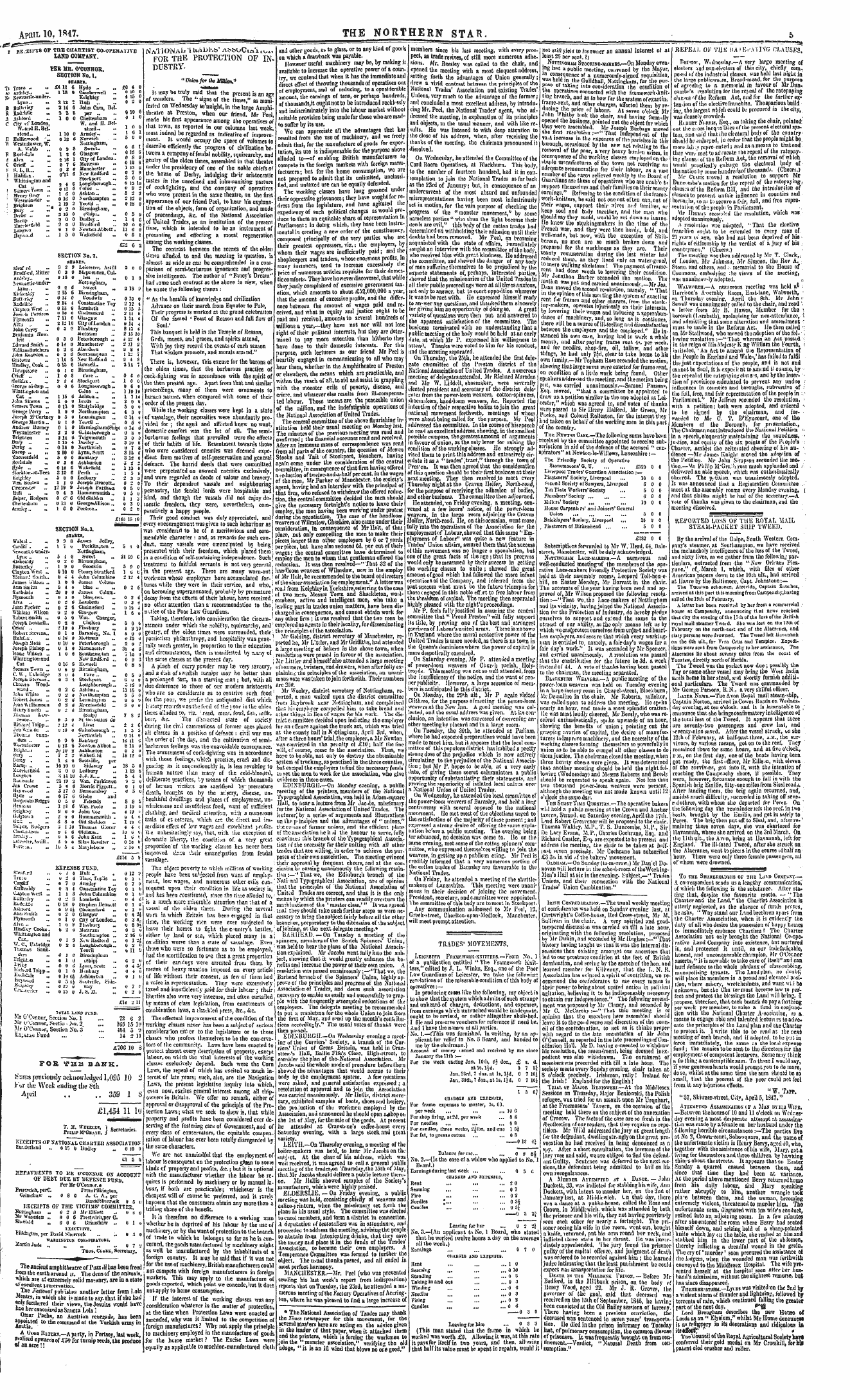 Northern Star (1837-1852): jS F Y, 3rd edition: 5