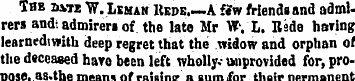 Thb __tz W. Lkman Rede. —A f« *w friends...