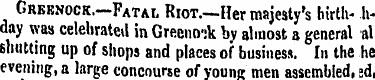 Greenock. -Fatal RioT.—Her majesty's htr...