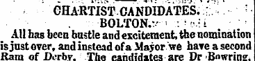 GH __t__S_ CANDIDATES. ;. ;. BOLTON.*- '...