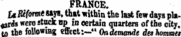 FRANCE. La Sefome says, that within the ...