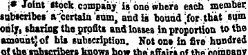 j* Joint stock company : is one where ea...
