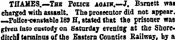 THAMES.— The Police aoaiw .—J, Birnett w...