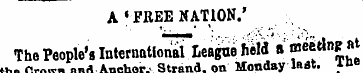 A 'FREE NATION.' The People's Internatio...