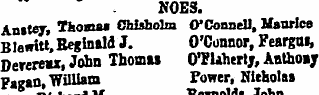 NOES. Anstey, Thomaa Chisholm CConnell, ...