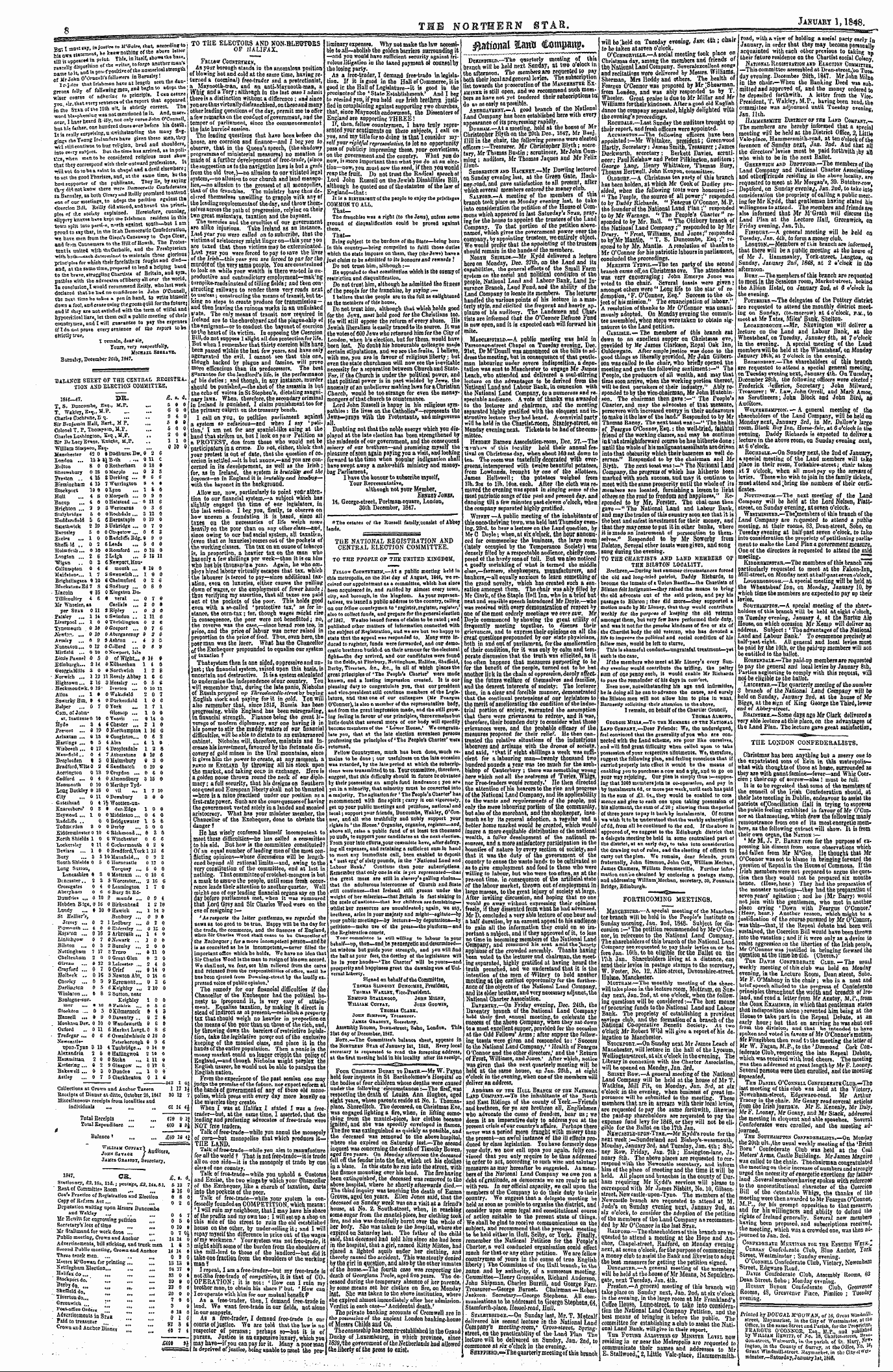 Northern Star (1837-1852): jS F Y, 3rd edition - Four Chimmsk Burst To Dbmh.—Mr W. Payne ...
