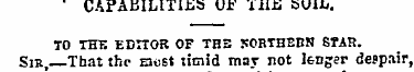 CAPAEILlTl-S Of Til- bVlh. TO THB EDITOR...