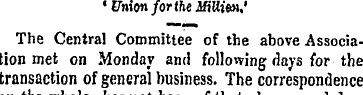 * Union for the MMim.' The Central Commi...