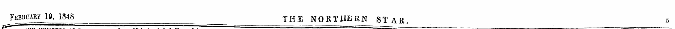 0 16 Thomas February 19, 1848 TliS NORTH...