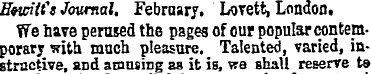 Eamit ' s Journal, February. Lovett, Lon...