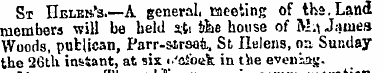 St IIelen.'3.—A general, meeting of the....
