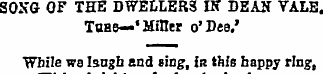 SONG OF THE DWELLERS IH DEAN YALE . Tuae...