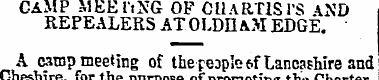 CAMP MEETtXG OF CllARTISTS AND REPEALERS...
