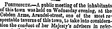 Portsmouth.—A public meeting ofthe inhab...