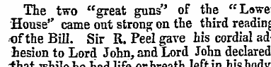 The two "great guns" of tbe "Lowe Honse"...