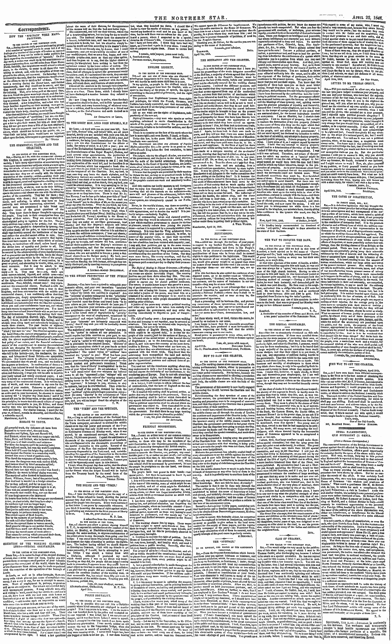 Northern Star (1837-1852): jS F Y, 3rd edition - Friendly Suggestions. To Tbe Zdltott Oz ...