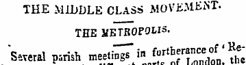 THE MIDDLE CLASS MOVEMENT. THE UETROFOUS...