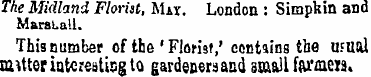 The Midland Florist, Mat. London : Simpk...