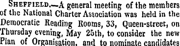 Sheffield —A general meeting of the memb...