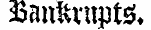Banftrupt**