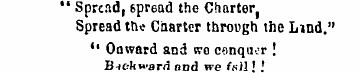 *' Spread , spread the Charte^ Spread th...