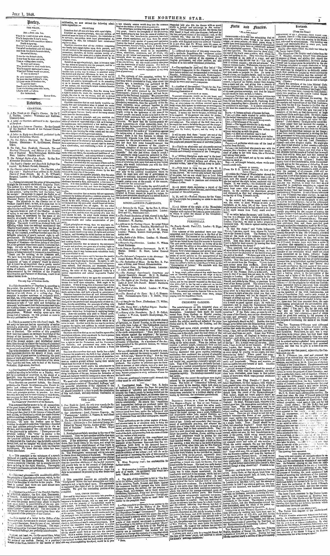 Northern Star (1837-1852): jS F Y, 3rd edition - ' We Eullihe Thovsesl,'