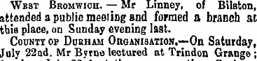 Wbst Bromwich. — Mr Linney, of Bilston, ...