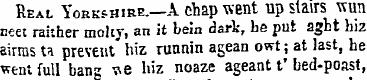 Real York*hire—A chap went up stairs wun...