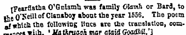 fFeerflathR O'Gnlamh was family Olamh or...
